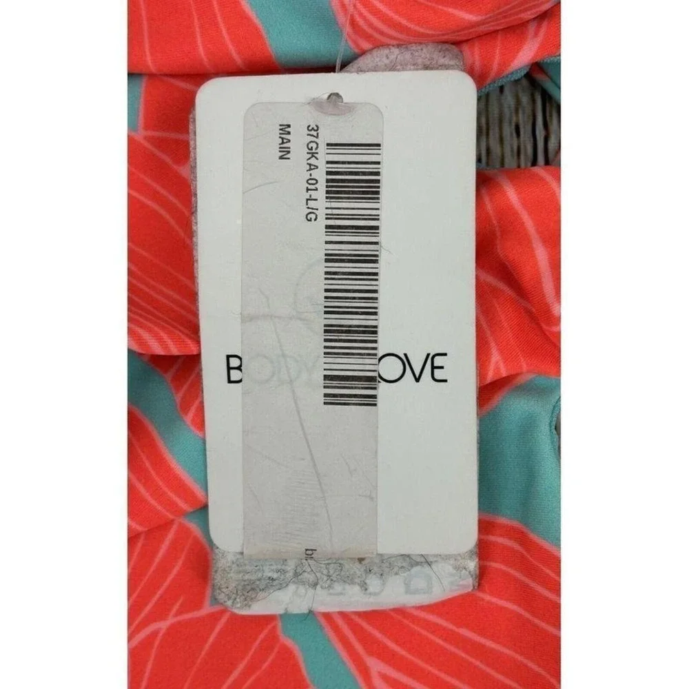 Body Glove Smoothies Crissy Swimsuit Size Large One Piece‎ Tikahau Cut Out Sides